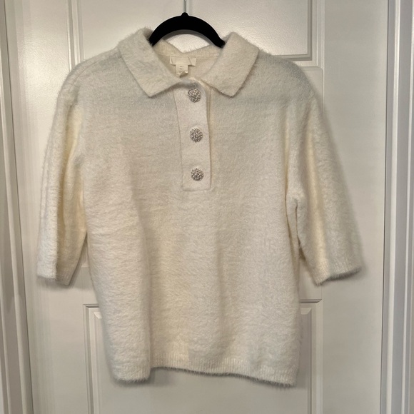 H&M Short Sleeve Cozy Sweater - Picture 1 of 5